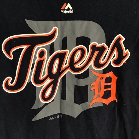 MLB Majestic Detroit Tigers Baseball Tee - Picture 2 of 9